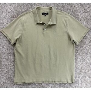 Rag & Bone New York Pima Cotton Polo Shirt Men's XXL Sage Green Made in Peru 2XL